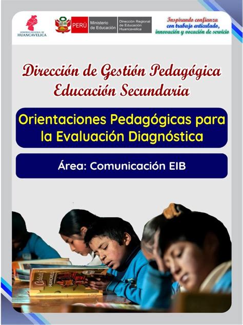 Orientaciones Pedagogicas Comunicación Eib Pdf Evaluación Aprendizaje