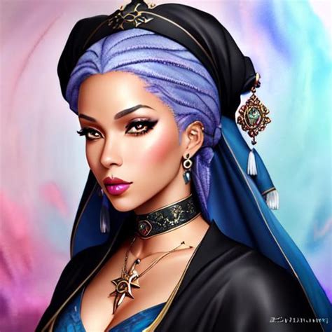 3238 Woman As Marie Laveau Anime Character Design Openart