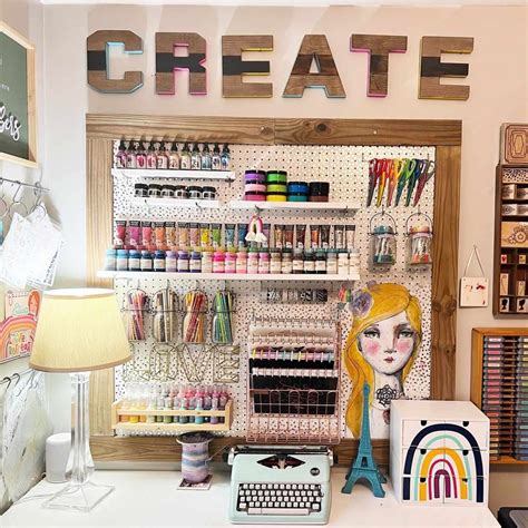 13 Genius Uses for a Pegboard in a Craft Room