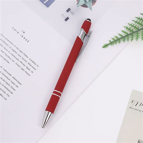 Aluminum Pen Spray Adhesive Click Pen, 5-pack 10ml, Touchscreen Writing