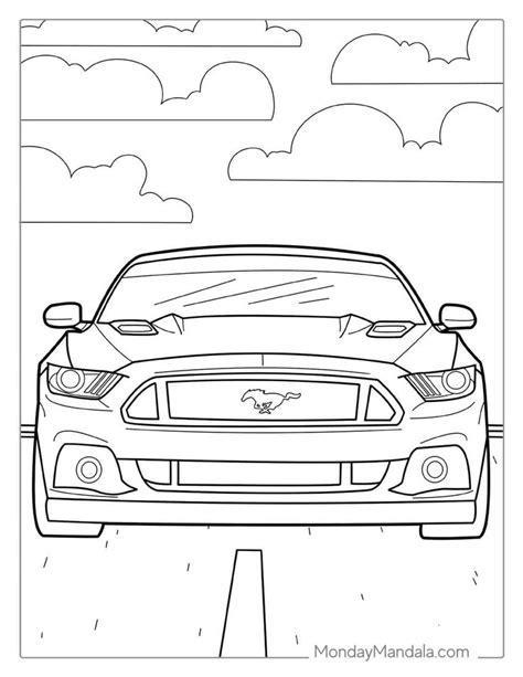 52 Car Coloring Pages (Free PDF Printables) | Coloring books, Cars coloring pages, Stitch ...