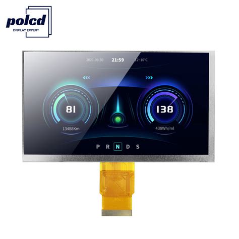 Polcd Iso Nits Inci Sentuh Tft Lcd Rgb Bit X Layar Lcd