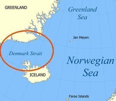 Map Denmark Strait - Share Map