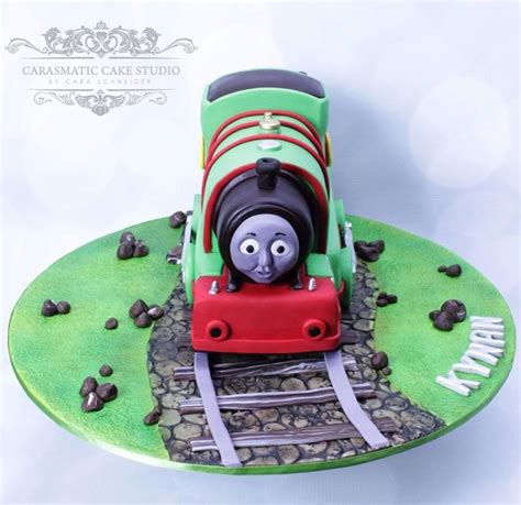 Terrific Percy Cake From Thomas the Tank Engine - Between The Pages Blog