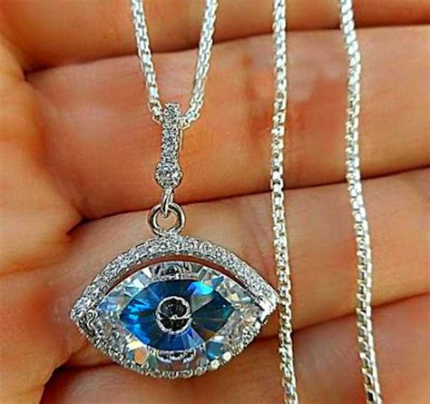 925 STERLING SILVER BLUE EVIL EYE PENDANT 2 80 Thenationalherald