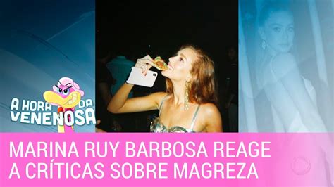 Marina Ruy Barbosa se irrita comentários sobre magreza dela YouTube