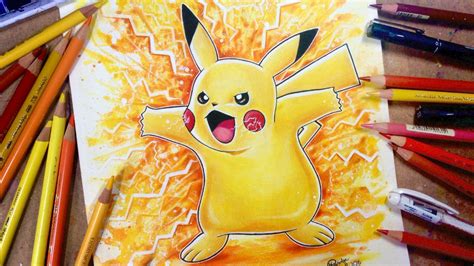 Pokemon Pikachu Face Drawing