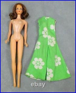 Vintage Mattel Barbie Marlo Brunette Flip Tnt Bend Legs Doll Japan