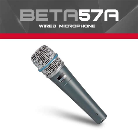 Resell BETA57 Beta 57A Handheld Wired Hypercardioid Microphone With