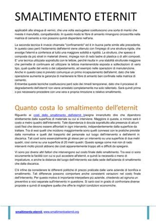 Smaltimento Eternit PDF