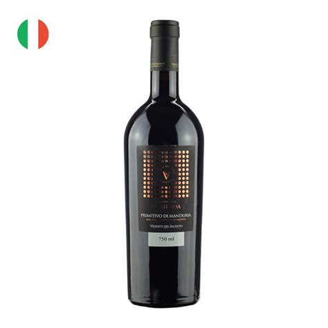 Vinho Vigne Vecchie Primitivo Di Mand Gold Tinto It Lia Ml Brasvino