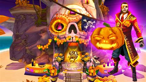 Temple Run 2 Spirits Cove Halloween 2023 Jean Benitez Skeleton In