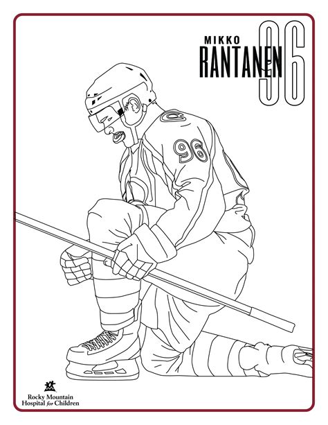 Colorado Avalanche Coloring Home