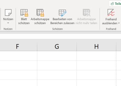 Excel Arbeitsmappe Durch Schreibschutz Sch Tzen