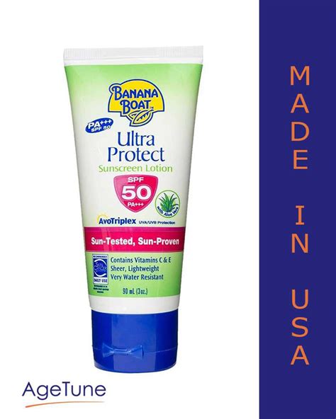 Banana Boat Ultra Protect Sunscreen Lotion Spf Age Tune