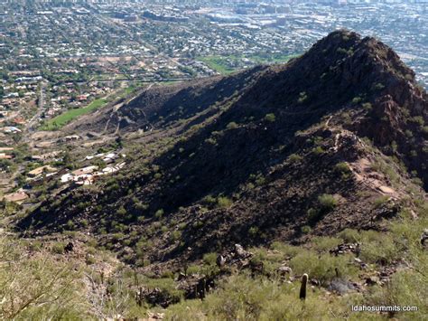 This photo shows the entire route for the Cholla trail.