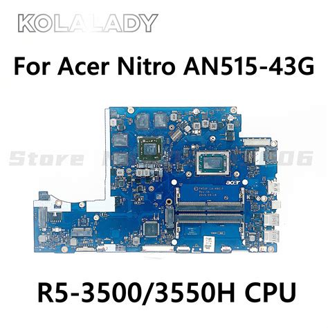 For Acer Nitro An G Laptop Motherboard W R H Cpu Rx