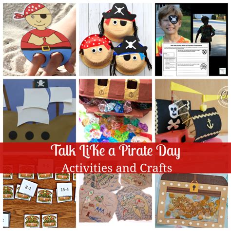 Talk Like a Pirate Day Activities and Crafts - JDaniel4s Mom | Pirate ...