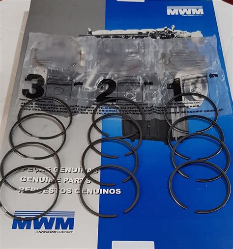 Juego De Aros Mwm 4 10 6 10 T Tca 103 Mm Ford Vw Volvo Repuestos Para