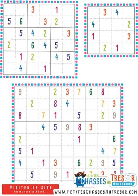 Sudoku Enfant Kits De Sudoku Pour Enfant Imprimer