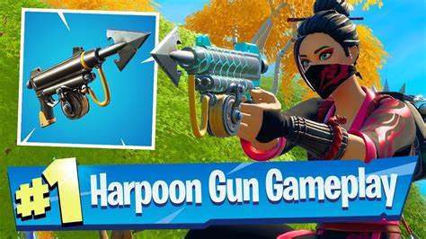 The Harpoon Only Challenge In Fortnite Youtube