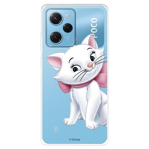 Capa Oficial Disney Marie Silhouette Para Xiaomi Poco X5 Pro 5g The