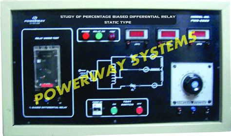 Percentage Biased Differential Relay Static Type Trainer At Best