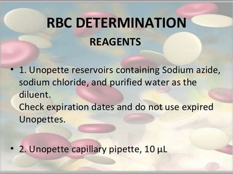 Rbc Counting Unopette