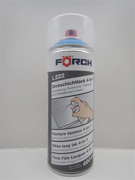 Förch 4 in 1 RAL 5012 LICHTBLAU BLAU DICKSCHICHTLACK LACK SPRAY