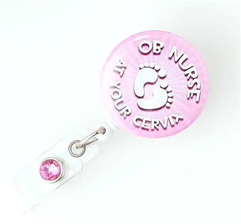 Ob Nurse At Your Cervix Badge Labor And Delivery Name Badge Etsy