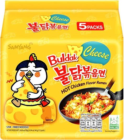 Wielopak Korea Ski B Yskawiczny Makaron Instant Ramen Hot Kurczak Ser