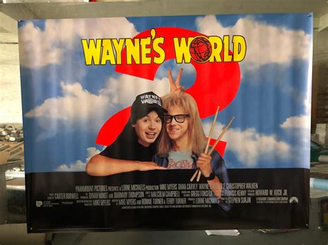 Wayne's World 2 1993 UK Quad Movie poster | Etsy