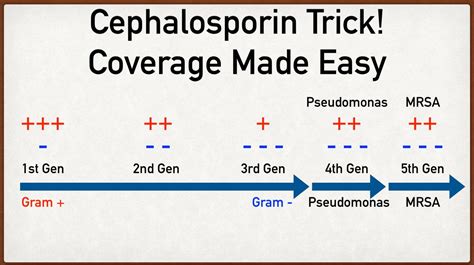 Cephalosporins Coverage Made Easy Rmedpedia