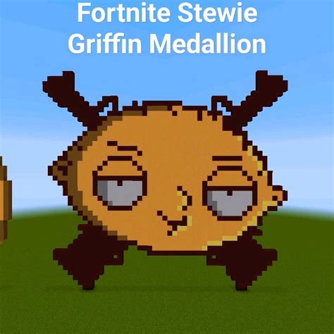 Peter Griffins Son Stewie As A Fortnite Medallion Fortnite Minecraft