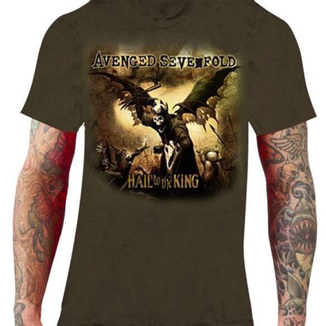 Camiseta Avenged Sevenfold Hail To The King Tamanho Pp Em Promoção Na Americanas