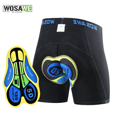 Wosawe Mtb Road Men Cycling Shorts Wearing Underwear Bike Shorts