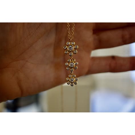 Hartgers Collection Drop Flower Necklace - Hartgers Jewelers