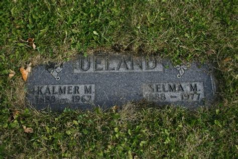 Selma Mathilde Hanson Ueland Find A Grave Memorial