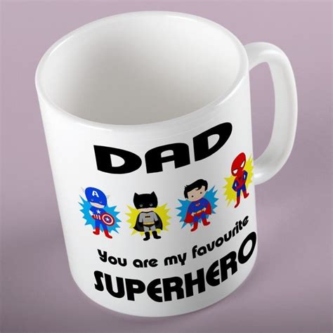 Dad Superhero Mug Clever Creations