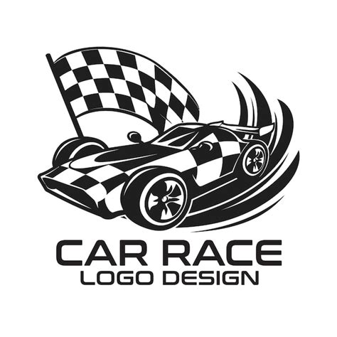 Premium Vector | Car race vector logo design