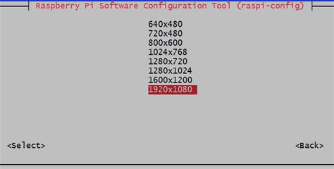 How to set the default screen resolution for VNC Viewer when Raspberry ...