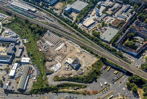 Luftbild Essen Neubau Eines Geb Udekomplex Der Polizei Genutzt Als