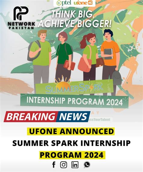 Ptcl Ufone Summer Internship Pakistan Pintern