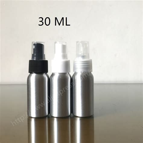 10 unids lote botella de aluminio de 30ML botella de spray loción