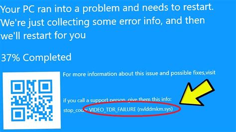 Fix Video Tdr Failure Nvlddmkm Sys Bsod On Windows Youtube