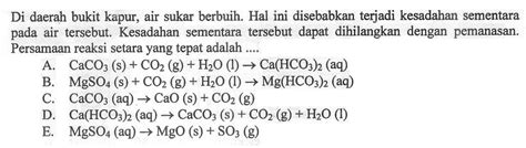 10 Contoh Soal Persamaan Reaksi Pilihan Ganda Dan Jawabannya Materi