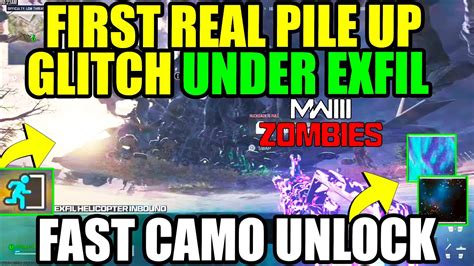 Mw Zombies God Mode Glitch Mw Camo Unlock Glitch First Real Pile Up