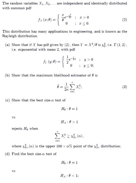 Solved The Random Variables X X Are Independent And Chegg