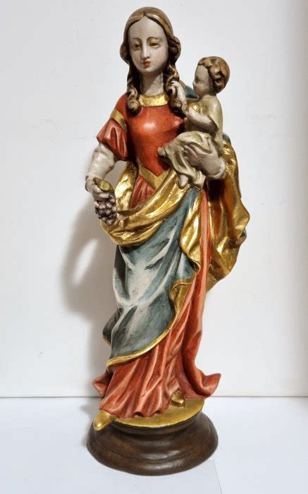 Bavière Vierge à l Enfant Jésus d environ 44 cm Bois Catawiki