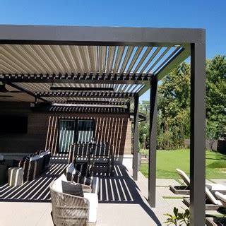 Modern Louvered Pergola Modern Patio Denver By Denver Pergola